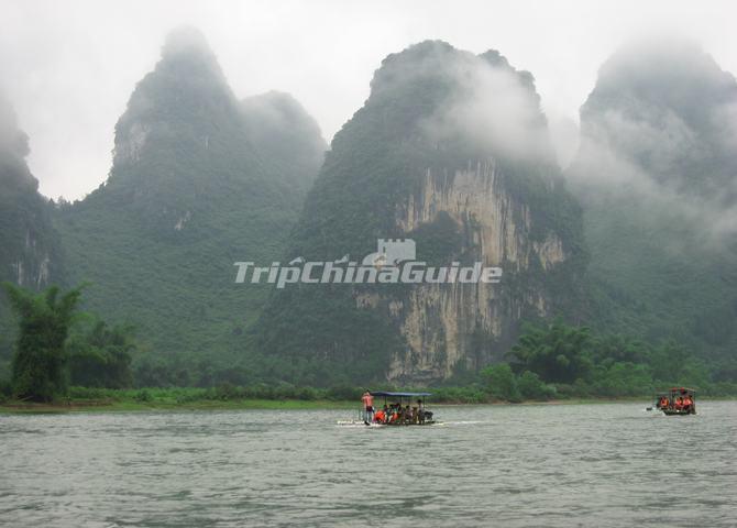 Li River Yangdi to Xingping Bamboo Rafting