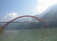 The Bridge over the Wu Gorge in Yangtze River