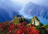 The Wu Gorge in Yangtze River China