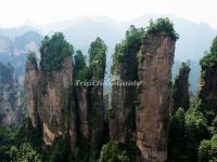 Zhangjiajie Yellow Stone Village Scenery 