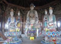 Buddha Sculptures in Yingxian Wooden Tower