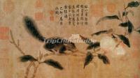 Peach Branch Squirrel-Qian Xuan Yuan Dynasty