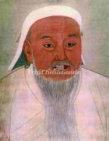 Yuan Dynasty Emperor Genghis Khan Portrait