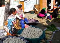 Yuanyang Shengcun Market Yunnan China 