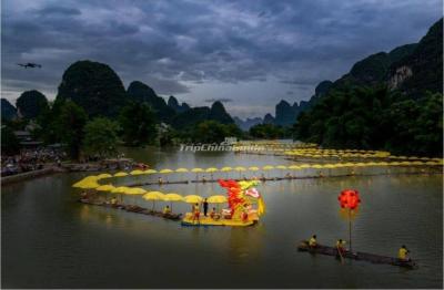 Yulong River Bamboo Rafting Festival - Yangshuo