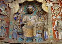 Lifelike Sculpture at Yungang Grottoes China