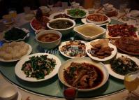 Chinese Food in Yunti Hotel, Yuanyang