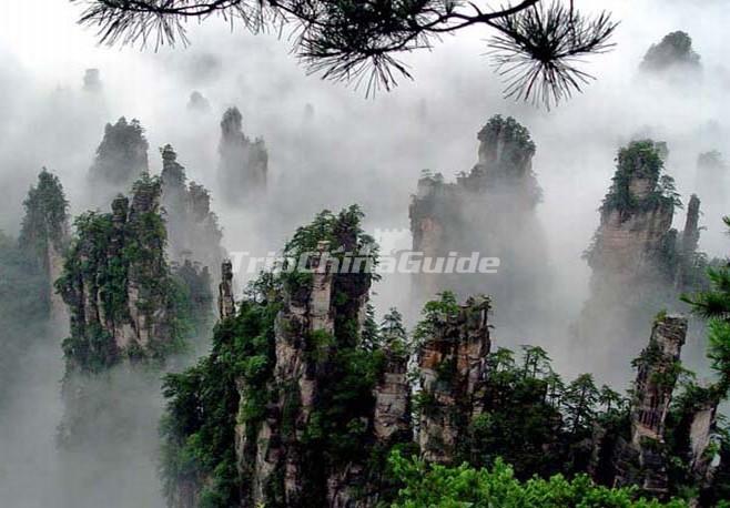 zhangjiajie national park china