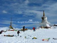 Zheduo Mountain in Winter