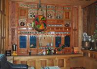 The Interior of a Folk House at Zhima Tibetan Village