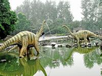 The Dinosaur Models in Zigong Dinosaur Museum 